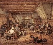 OSTADE, Adriaen Jansz. van Feasting Peasants in a Tavern ag France oil painting reproduction